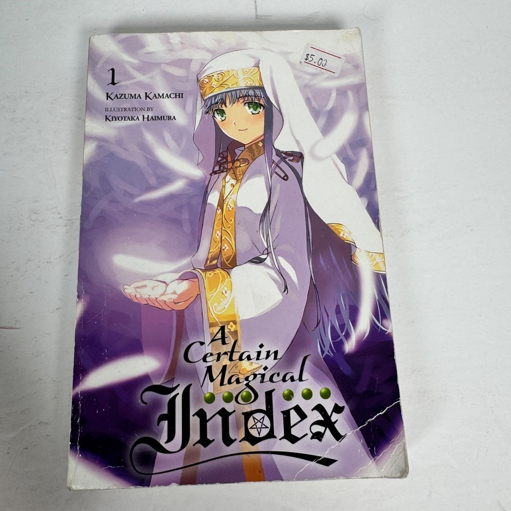 A Certain Magical Index‎ Vol 1 Light Novel Kazuma Kamachi Yen Press PB